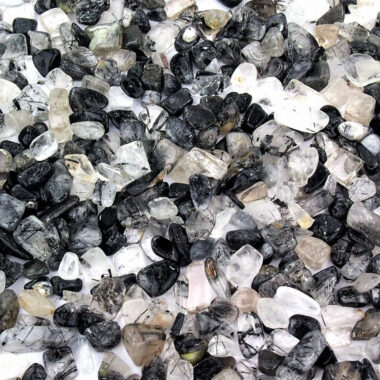 Turmalinquarz Trommelsteine Ø ca. 8 – 12 mm Edelsteine Heilsteine bei Wunderstein24