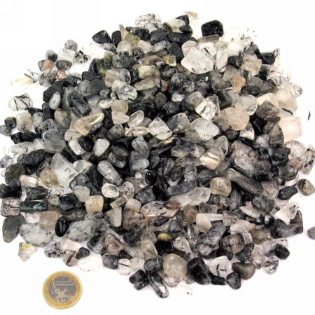Turmalinquarz Trommelsteine Ø ca. 8 – 12 mm Edelsteine Heilsteine bei Wunderstein24