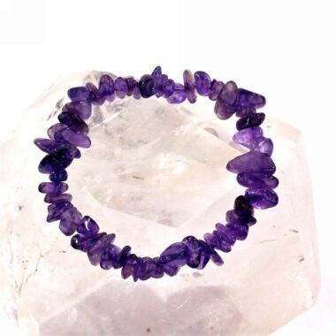 Amethyst Edelstein Armband flexibel und dehnbar in bester Qualität Edelsteine Heilsteine bei Wunderstein24