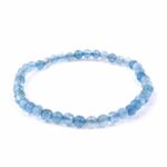 Aquamarin Edelstein Armband flexibel und dehnbar Edelsteine Heilsteine bei Wunderstein24