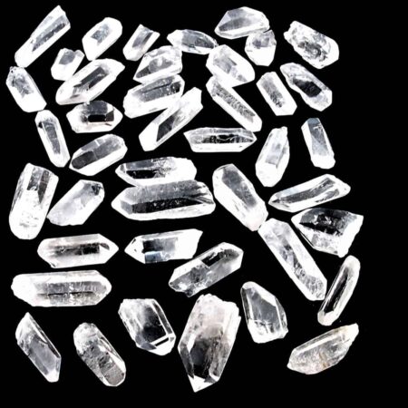 Bergkristall Spitzen glasklar in bester Qualität Länge ca. 20 – 50 mm Edelsteine Heilsteine bei Wunderstein24