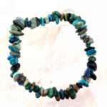 Cyanid | Kyanit | Disthen Edelstein Armband flexibel und dehnbar Edelsteine Heilsteine bei Wunderstein24