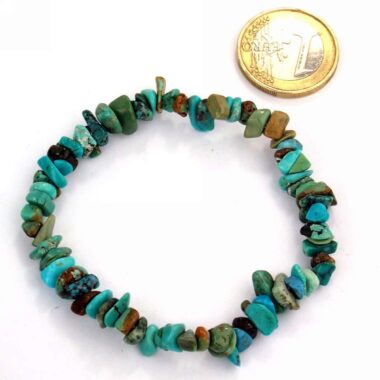 Türkis echt Edelstein Armband flexibel und dehnbar in sehr guter Qualität Edelsteine Heilsteine bei Wunderstein24