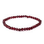 Perle | Süßwasser Edelstein Armband flexibel und dehnbar Edelsteine Heilsteine bei Wunderstein24