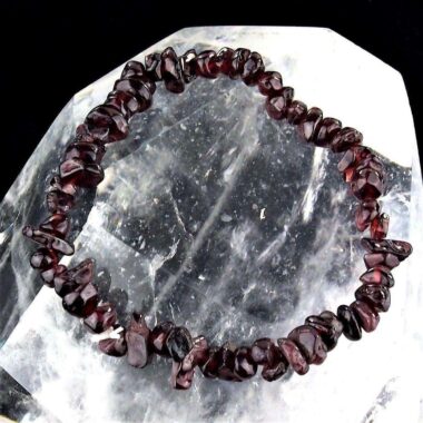 Granat Edelstein Armband flexibel und dehnbar in bester Qualität Edelsteine Heilsteine bei Wunderstein24