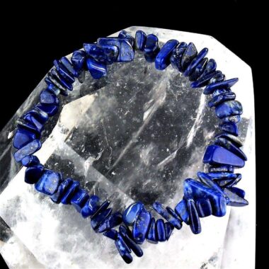 Lapislazuli Edelstein Armband flexibel und dehnbar in bester Qualität Edelsteine Heilsteine bei Wunderstein24