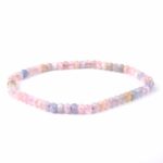 Granat Ø 4 mm facettiertes Kugel | Perlen Armband flexibel und dehnbar Edelsteine Heilsteine bei Wunderstein24