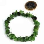 Nephrit | Jade Edelstein Armband flexibel und dehnbar Edelsteine Heilsteine bei Wunderstein24