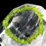 Olivin | Peridot facettiert Edelstein Armband flexibel und dehnbar Edelsteine Heilsteine bei Wunderstein24