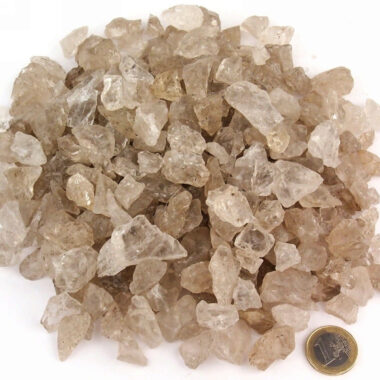 Rauchquarz Natur Rohsteine Ø ca. 10 – 30 mm Edelsteine Heilsteine bei Wunderstein24