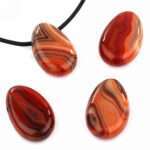 Tigerauge Cabochon Anhänger seitlich gebohrt Edelsteine Heilsteine bei Wunderstein24
