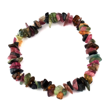 Turmalin bunt Edelstein Armband flexibel und dehnbar Edelsteine Heilsteine bei Wunderstein24