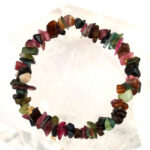 Turmalin bunt Edelstein Armband flexibel und dehnbar Edelsteine Heilsteine bei Wunderstein24