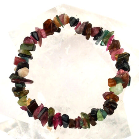 Turmalin bunt Edelstein Armband flexibel und dehnbar Edelsteine Heilsteine bei Wunderstein24