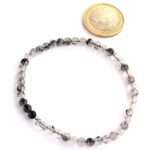 Turmalinquarz Ø 4,5 mm Edelstein Kugel Armband flexibel und dehnbar Edelsteine Heilsteine bei Wunderstein24