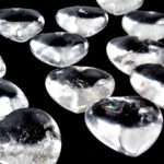 Bergkristall Herz glasklar Ø ca. 30 mm AA – Qualität aus Brasilien Edelsteine Heilsteine bei Wunderstein24