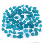 Apatit Rohsteine blau Edelsteinqualität Schleifware Ø ca. 10 – 25 mm Edelsteine Heilsteine bei Wunderstein24