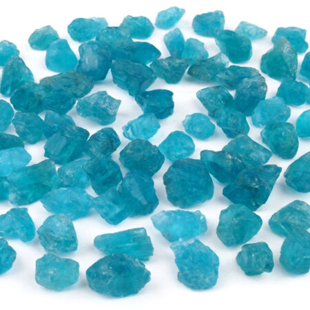 Apatit Rohsteine blau Edelsteinqualität Schleifware Ø ca. 10 – 25 mm Edelsteine Heilsteine bei Wunderstein24