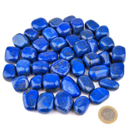 Lapislazuli Trommelsteine Ø 22 – 30 mm Edelsteine Heilsteine bei Wunderstein24