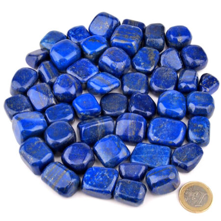 Lapislazuli Trommelsteine Ø 20 – 30 mm Edelsteine Heilsteine bei Wunderstein24