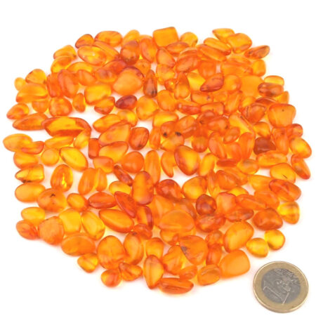 Natürlicher baltischer Bernstein poliert Ø ca. 10 – 20 mm Edelsteine Heilsteine bei Wunderstein24