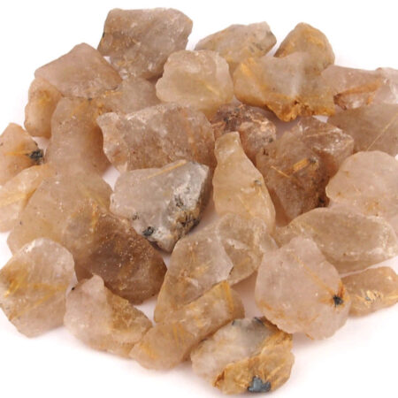 Rutilquarz Rohsteine Natur Ø ca. 25 – 50 mm Edelsteine Heilsteine bei Wunderstein24