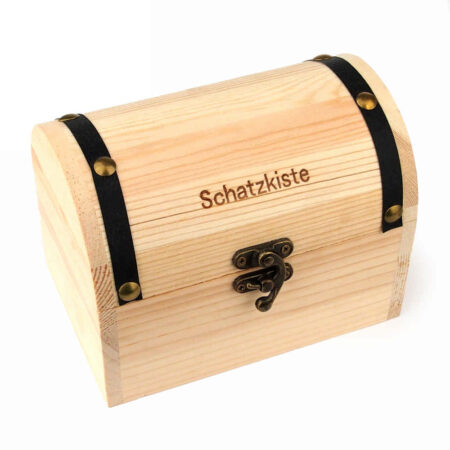 große Schatzkiste | Piraten – Schatztruhe mit 1 Kg Edelsteinmischung Ø ca. 6 – 10 mm Edelsteine Heilsteine bei Wunderstein24