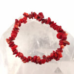 rote Koralle Edelstein Armband flexibel und dehnbar Edelsteine Heilsteine bei Wunderstein24