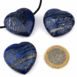 Amethyst Herz Anhänger Ø 30 mm seitlich gebohrt Edelsteine Heilsteine bei Wunderstein24