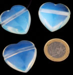 Amethyst Herz Anhänger Ø 30 mm seitlich gebohrt Edelsteine Heilsteine bei Wunderstein24