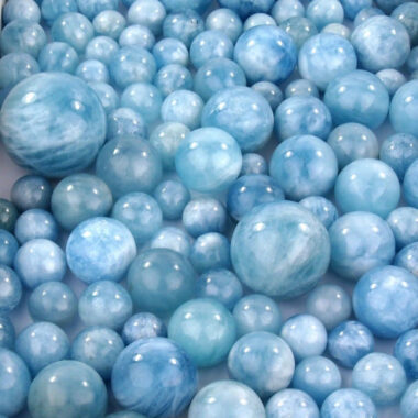 Aquamarin Kugel Ø 16 mm aus Brasilien in bester Qualität und Farbe Edelsteine Heilsteine bei Wunderstein24
