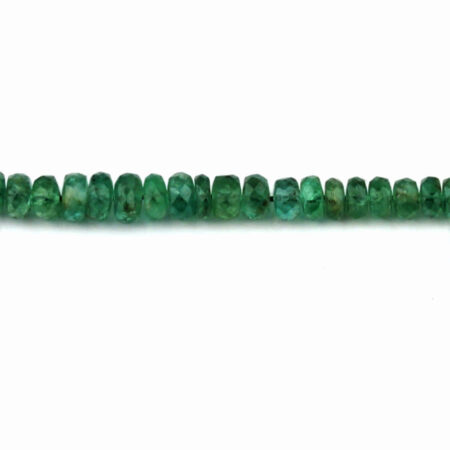 Smaragd Edelstein-Strang Perlen facettiert Länge ca. 43 cm in bester Qualität Edelsteine Heilsteine bei Wunderstein24
