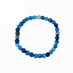 Angelit Ø 6 mm Kugel Edelstein Armband flexibel und dehnbar Edelsteine Heilsteine bei Wunderstein24