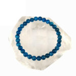 Orangencalcit Ø 6 mm Kugel Edelstein Armband flexibel und dehnbar Edelsteine Heilsteine bei Wunderstein24