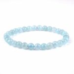 Apatit Ø 6 mm Kugel Edelstein Armband flexibel und dehnbar Edelsteine Heilsteine bei Wunderstein24