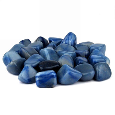 Aventurin blau | Blauquarz Trommelsteine Ø ca. 30 – 40 mm Edelsteine Heilsteine bei Wunderstein24