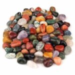 Bunte Trommelsteine – Mix 100% Naturmischung aus Indien Ø ca. 15 – 20 mm Edelsteine Heilsteine bei Wunderstein24
