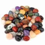 Bunte Trommelsteine – Mix 100% Naturmischung aus Indien Ø ca. 20 – 30 mm Edelsteine Heilsteine bei Wunderstein24