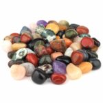 Bunte Trommelsteine – Mix 100% Naturmischung aus Indien Ø ca. 25 – 35 mm Edelsteine Heilsteine bei Wunderstein24