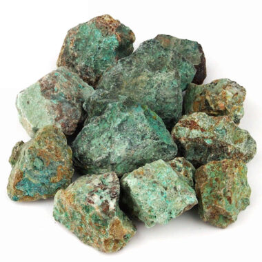Chrysokoll Rohsteine Ø ca. 50 – 75 mm Edelsteine Heilsteine bei Wunderstein24