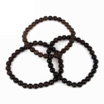 Rubin und Zoisit Ø 6 mm Kugel Edelstein Armband flexibel und dehnbar Edelsteine Heilsteine bei Wunderstein24