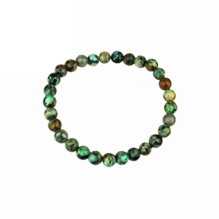 Türkis | Afrika Ø 6 mm Kugel Edelstein Armband flexibel und dehnbar Edelsteine Heilsteine bei Wunderstein24