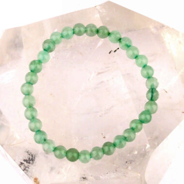 Aventurin grün Ø 4,5 mm Kinder Kugel Edelstein Armband flexibel und dehnbar Edelsteine Heilsteine bei Wunderstein24