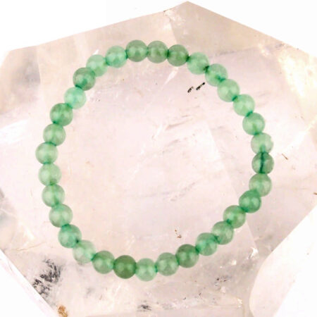 Aventurin grün Ø 4,5 mm Kinder Kugel Edelstein Armband flexibel und dehnbar Edelsteine Heilsteine bei Wunderstein24