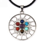 Aqua | Angel Aura Lemuria-Bergkristall Spitzen Anhänger mit Öse Gold rhodiniert Edelsteine Heilsteine bei Wunderstein24