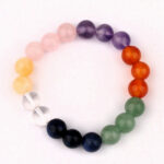 Chakra Ø 10 mm Kugel Edelstein Armband flexibel und dehnbar Edelsteine Heilsteine bei Wunderstein24