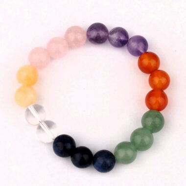 Chakra Ø 10 mm Kugel Edelstein Armband flexibel und dehnbar Edelsteine Heilsteine bei Wunderstein24