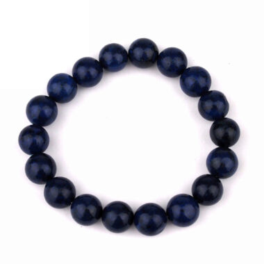 Lapislazuli Ø 10 mm Kugel Edelstein Armband flexibel und dehnbar Edelsteine Heilsteine bei Wunderstein24