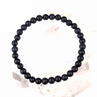 Saphir Ø 4 mm Kugel Edelstein Armband flexibel und dehnbar in bester Qualität Edelsteine Heilsteine bei Wunderstein24