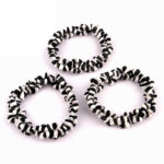 Obsidian & Magnesit Edelstein Armband 3 – reihig geflochten flexibel und dehnbar Edelsteine Heilsteine bei Wunderstein24